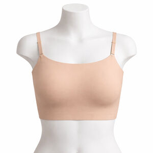 Women’s Adjustable Strap Scoop Neck Bra – True & Co – Beige – Size XL – NWT